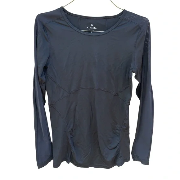 Athleta Pacifica II Black Long Sleeve Top - Picture 2 of 7